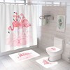Flamingo Animal Print Boldly Printed Shower Curtain For A Wild And Bold Bathroom Decor