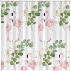 Flamingo Bathroom Shower Curtain Summer Decor Fabric For A Relaxing Bath Time