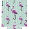 Flamingo Decorative Shower Curtain for Creative Bathroom Dcor