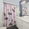 Flamingo Pineapple Shower Curtain 