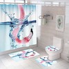 Flamingo Print Shower Curtain for Bathroom for a Fun and Playful Bathroom Decor