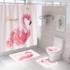 Flamingo Shower Curtain To Bring In The Tropic Vibes