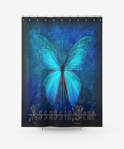 Float Like A Butterfly Assassin Wear Shower Curtain For Bathroom