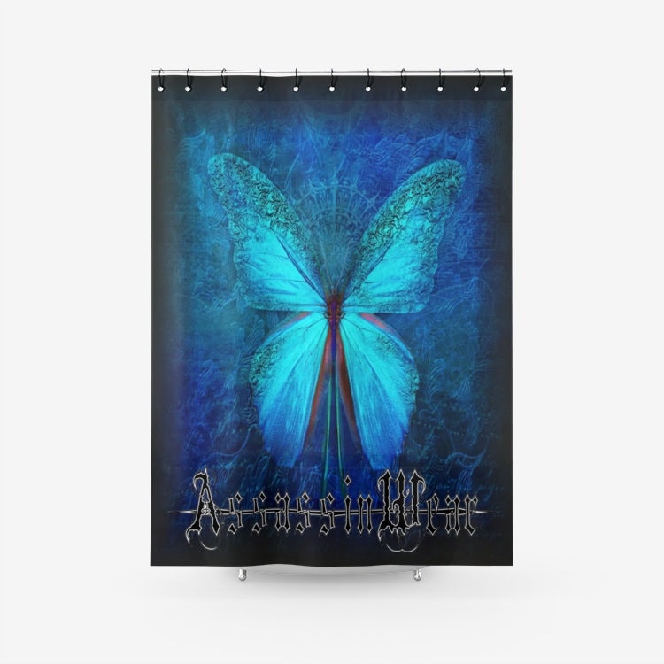Float Like A Butterfly Assassin Wear Shower Curtain For Bathroom