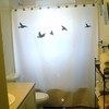 Flock Of Birds Shower Curtain - Transform Your Bathroom Into A Serene Nature Retreat