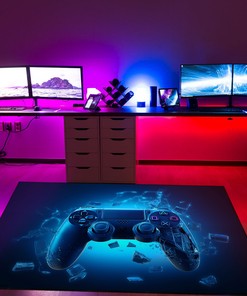 Floor Rugs - Personalized Video Game Area Rug for Home Decor with 3D Game Room Rug A48
