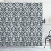 Floral And Skull Creative Design Shower Curtain For Bathroom Decor