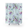 Floral Butterflies And Flowers Shower Curtain For Home Gift