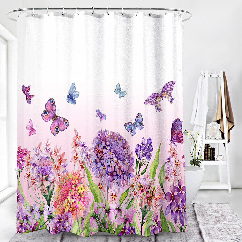 Floral Garden Water-Repellent Curtain