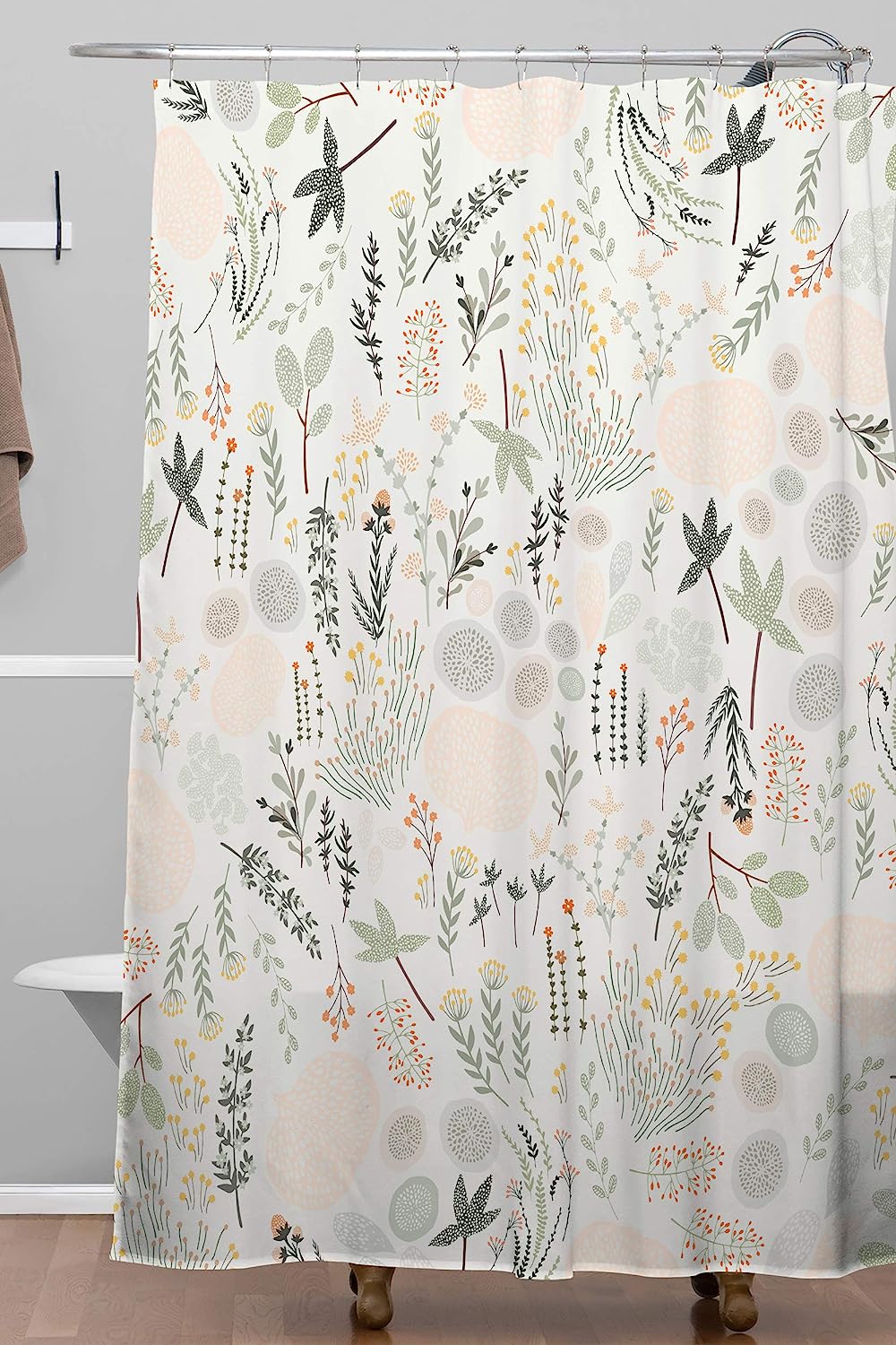 Floral Goodness Shower Curtain By Iveta Abolina For A Floral-Chic Bathroom. - Image 2