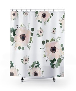 Floral Rustic Shower Curtain