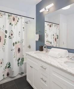 Floral Rustic Shower Curtain