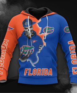 Florida A&M Rattlers All Over Print 3D Skull Hoodie For Fans