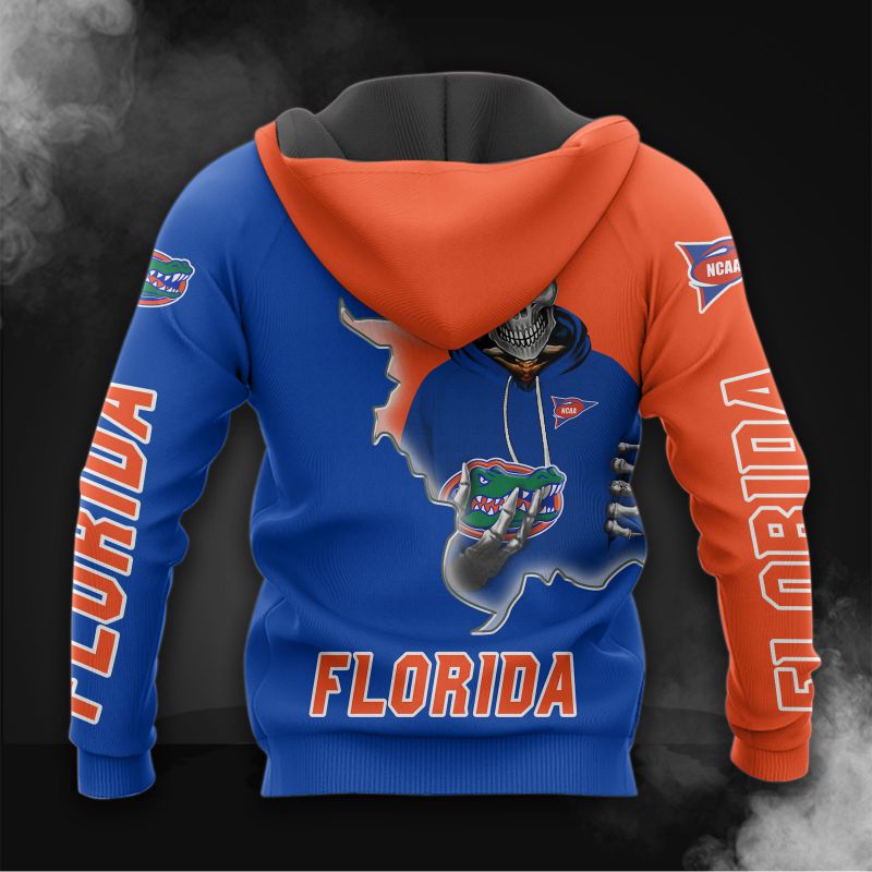 Florida A&M Rattlers All Over Print 3D Skull Hoodie For Fans