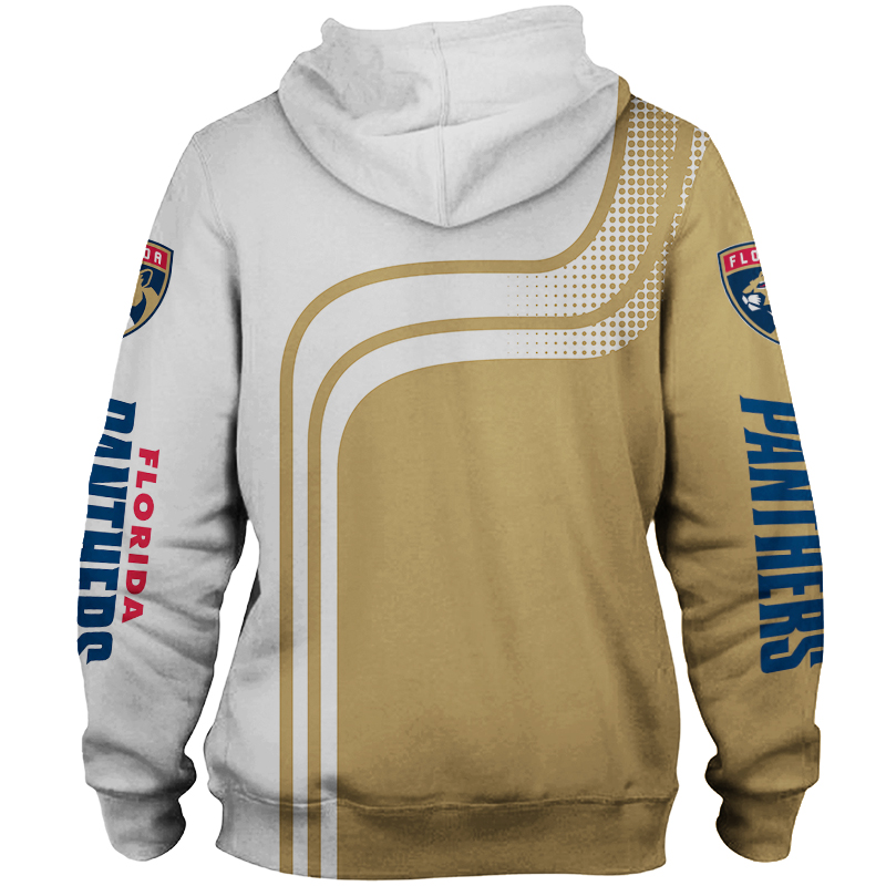 Florida Panthers All Over Print Zip Hoodie Pullover For Fans
