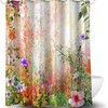 Flower Garden By Gustav Klimt Shower Curtain For An Artistic Bathroom