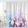 Flowers Floral Spring Shower Curtain for Bathroom Accessory 