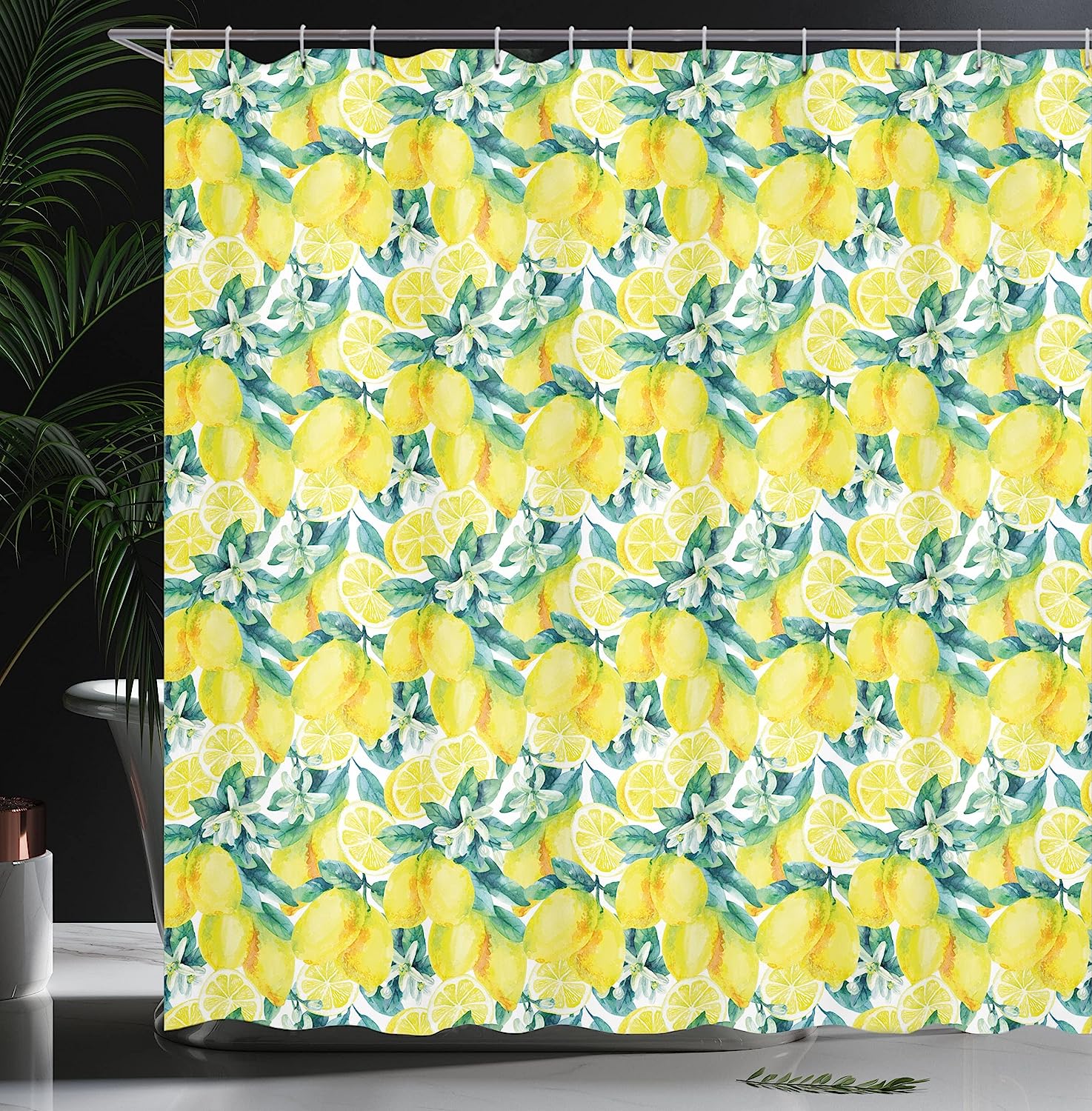 Fly Agarics Wonderland Lawn Meadow Scenery Greenwood Mushroom Shower Curtain - Image 3