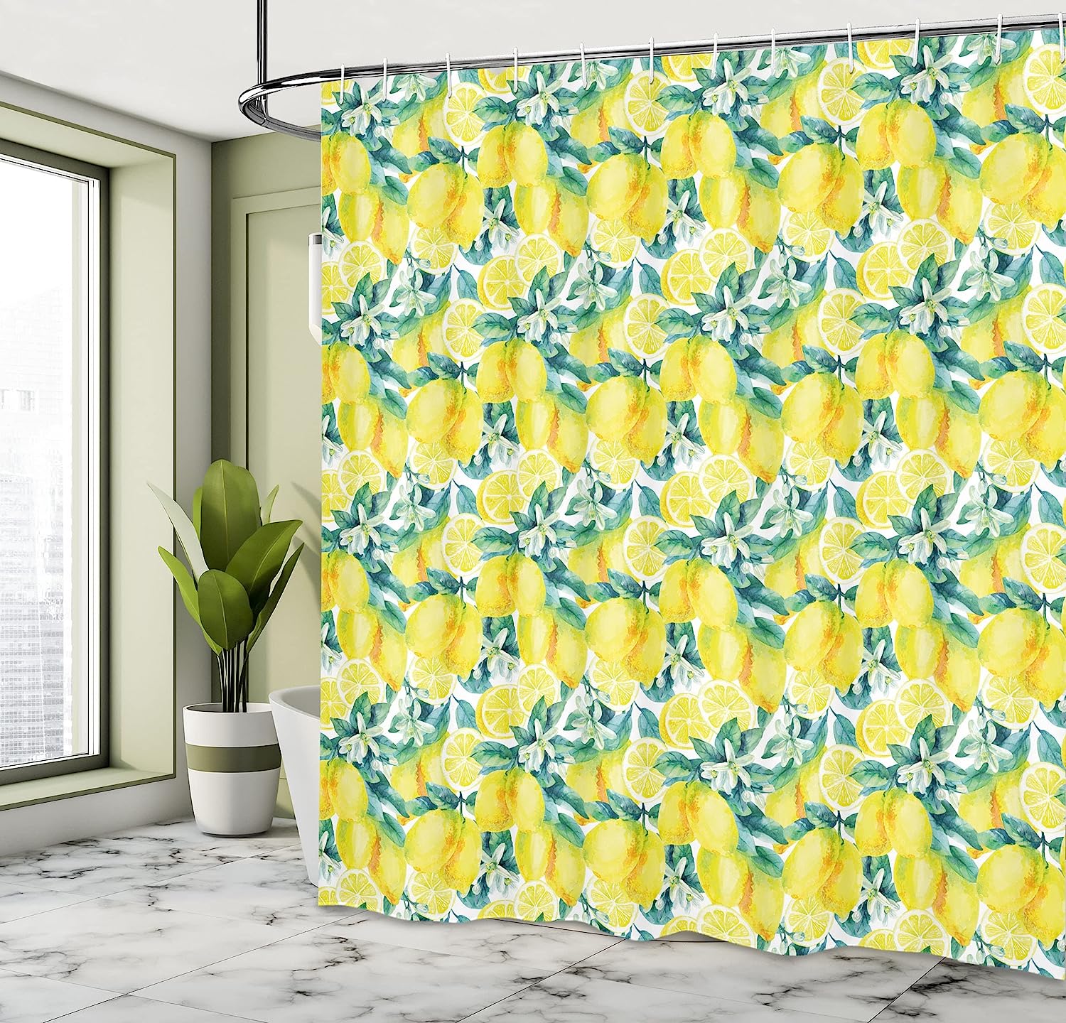 Fly Agarics Wonderland Lawn Meadow Scenery Greenwood Mushroom Shower Curtain - Image 4