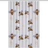 Flying Bees Patterned Funny Shower Curtain - Waterproof Bathroom Decor