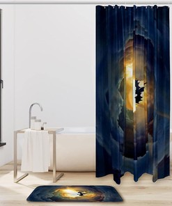 Flying Dragon Waterproof Shower Curtain - Mythical Shower Curtain For Your Bathroom