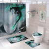 Flying Green Dragon Shower Curtain For A Majestic Bathroom