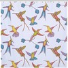 Flying Hummingbirds Shower Curtain - Decorative Bath Curtain With Metal Grommet Holes And Elegant Design
