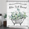 Follow the Rules with Vintage Bathroom Shower Curtain for Inspirational Rustic Farmhouse Decor 