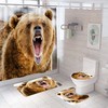 Forest Bear Polyester Shower Curtain
