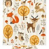 Fox Owl Deer Rabbit Bird Unique Shower Curtain - Add Some Playfulness To Your Bathroom