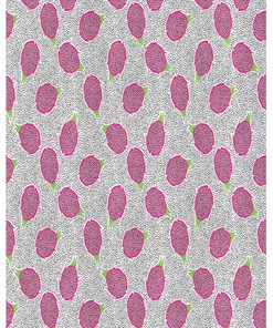 Fresh And Fruity Dragon Fruit Tropical Shower Curtain For A Fun Bathroom