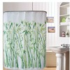 Fresh Bamboo Forest Design Printed Waterproof Fabric Shower Curtain
