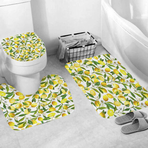 Fresh Fruit Print Bathroom Shower Curtain