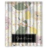 Fresh Lemon Personalized Shower Curtain, Boho Bathroom Decor with Custom Quote