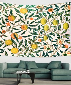 Fresh Lemon Tree Shower Curtain - Simple Bath Fabric Bathroom Decor