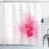 Fresh Rustic Shower Curtain, Spring Season Grass And Leaf Plant Over Old Wood Fence Garden Field Photo
