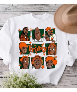 Friday 90s Cartoon Unisex T-Shirt Sweatshirt Hoodie Matching Dunk Low Miami Fan Gift