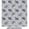 Frog And Dragonfly Silhouettes Restroom Shower Curtain - Simple Nature-Inspired Design