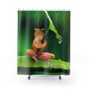 Frog Leaf Shower Curtain - A Natural Touch For Your Bathroom