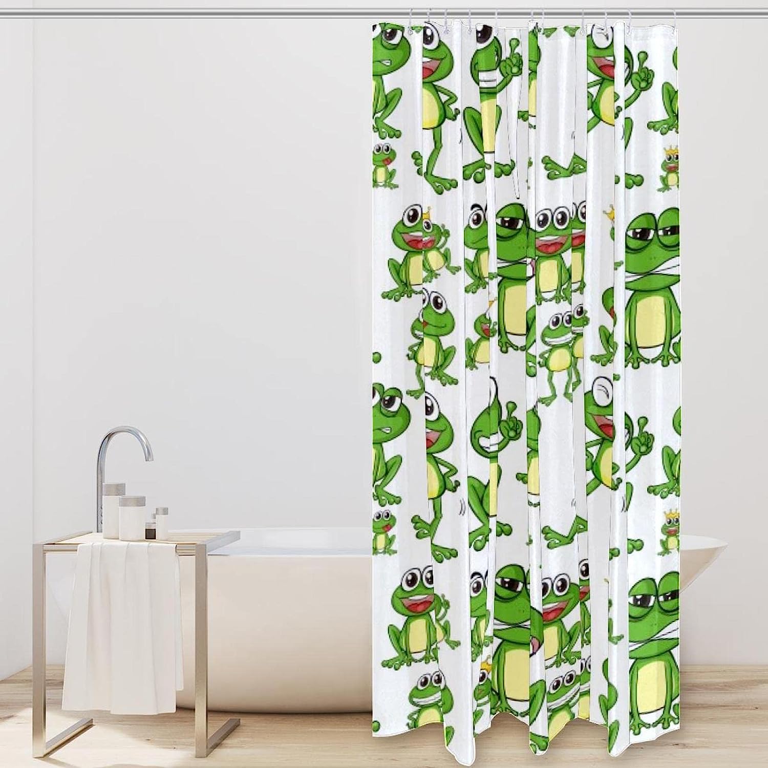 Frog Shower Curtain for a Fun and Playful Bathroom Decor