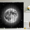 Full Moon Ocean View Shower And Bath Curtain Set For A Relaxing Bath