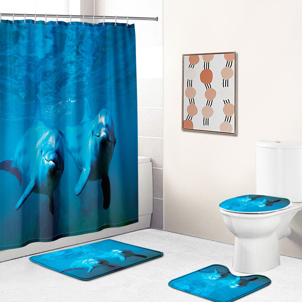 Full Size Dolphin Shower Curtain