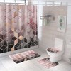 Full Size Modern Shower Curtain for Large Bathrooms