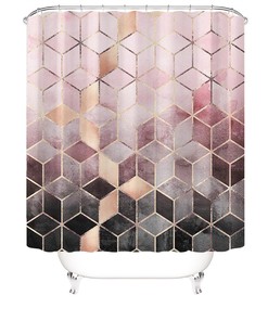 Full Size Modern Shower Curtain for Large Bathrooms
