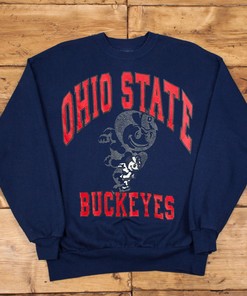 Full Size Vintage Ohio State Buckeyes NCAA Hoodie Sweatshirt
