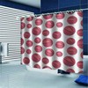 Fun And Creative Basketball 3D Shower Curtain For Bathroom Decoration - Waterproof And Durable