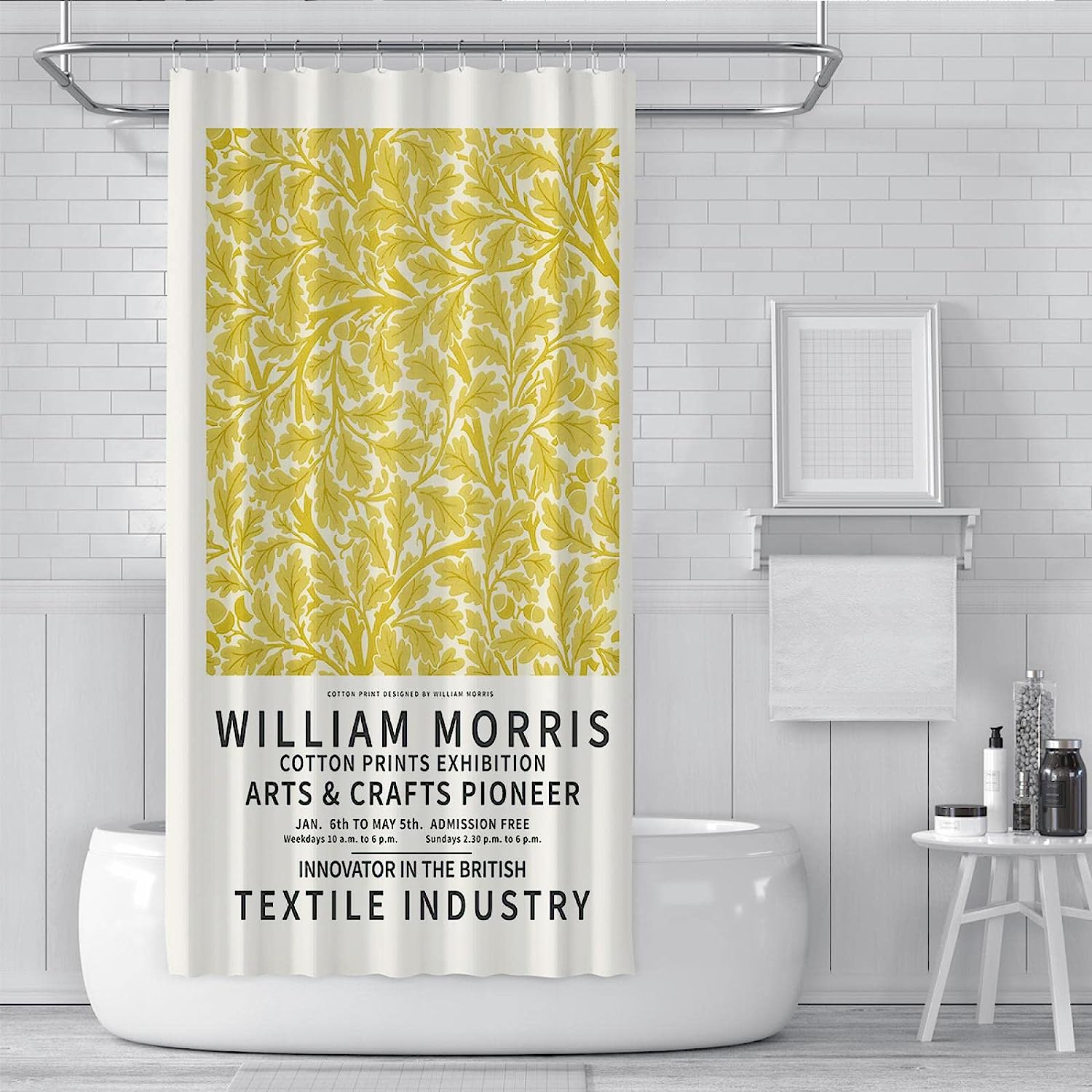 Fun And Playful Animal Shower Curtain With Humorous Monkey Designs For Your Farmhouse Bathroom - Image 2