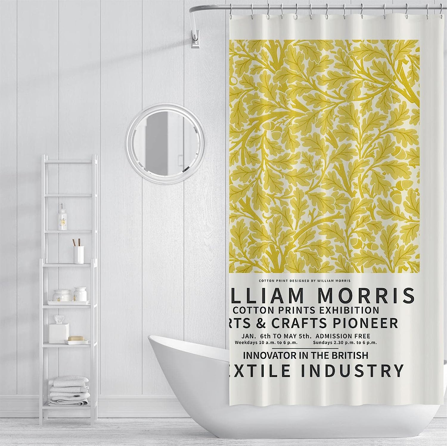 Fun And Playful Animal Shower Curtain With Humorous Monkey Designs For Your Farmhouse Bathroom - Image 3