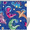Fun And Playful Dinosaur Shower Curtain That Adds A Touch Of Whimsy To Your Bathroom