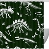Fun And Playful Dinosaur Shower Curtain With A Unique Design For A Quirky Bathroom Decor